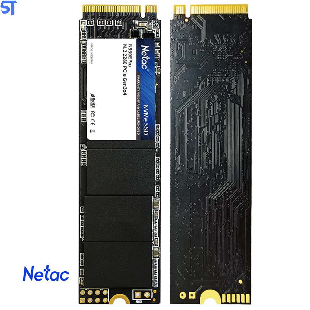 SSD M.2 NVMe Netac 500Gb 2060MBP/s Leitura 1630MBP/s Escrita
