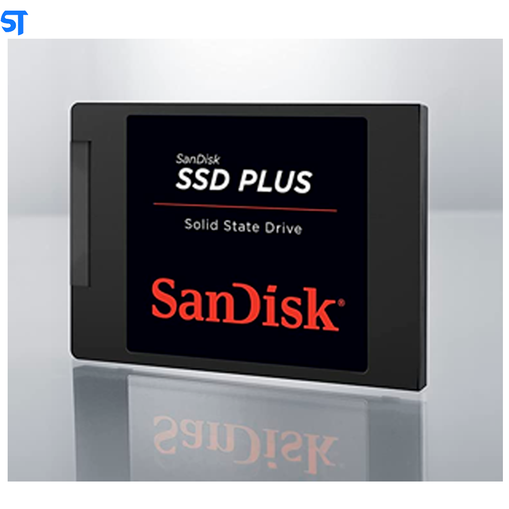 HD SSD 1TB Sandisk Plus, SDSSDA-1T00-G27 SATA, Leitura 530MB/s, Gravação 440MB/s