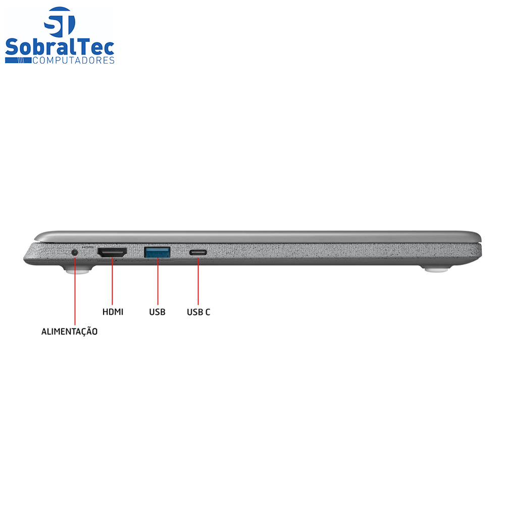 Notebook Samsung Dual Core 4GB 64GB SSD Tela Full HD 13.3” Windows 10 Flash F30 NP530XBB-AD1BR